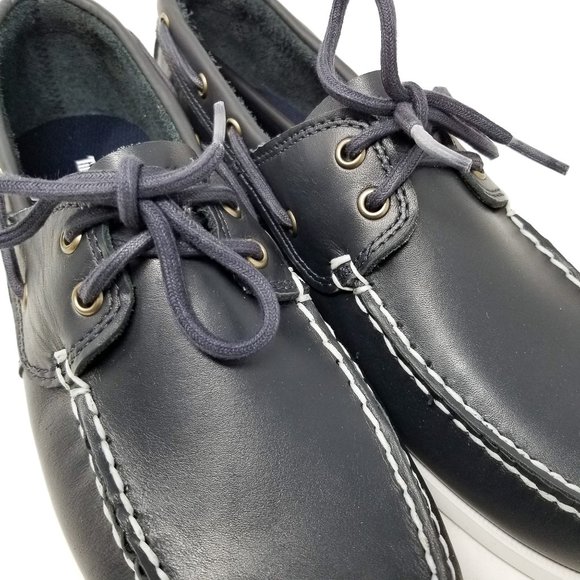 Timberland Cedar Bay Navy Blue White Boat Shoe - Picture 8 of 8